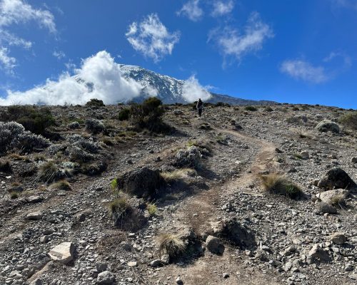 Kilimanjaro mountain national park clear sky